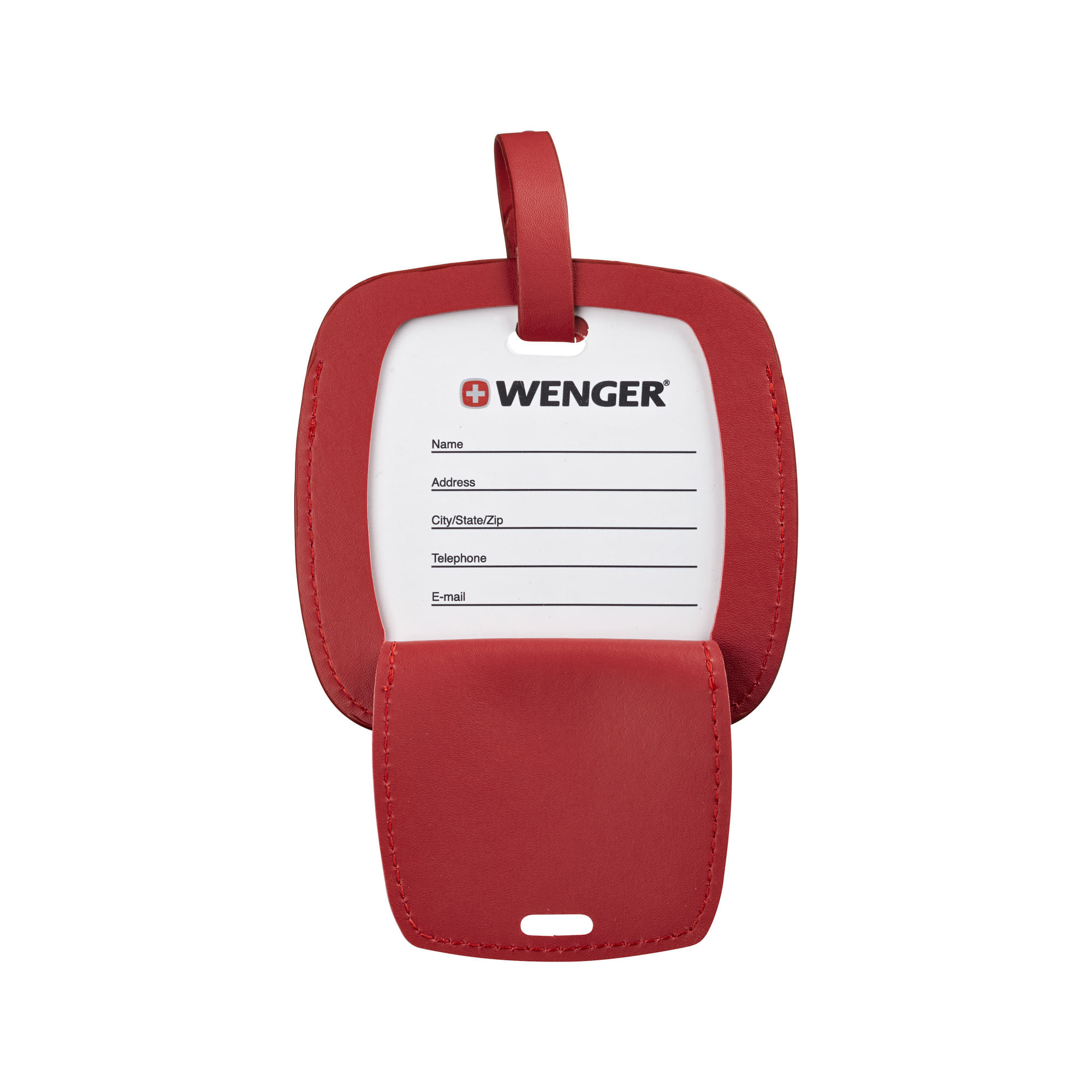 Etiqueta de Identificação para bagagem Jumbo Wenger - Vermelha